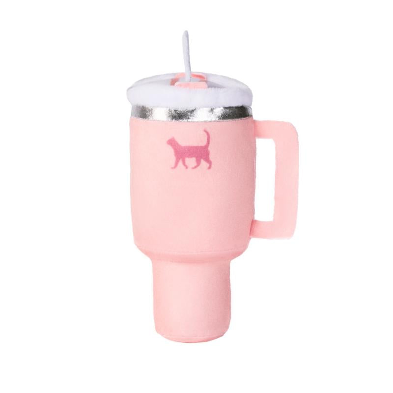 Kitty Cup Cat Tumbler Toy with Catnip & Crinkle Paper Catnip Toy