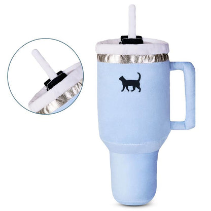 Kitty Cup Cat Tumbler Toy with Catnip & Crinkle Paper Catnip Toy